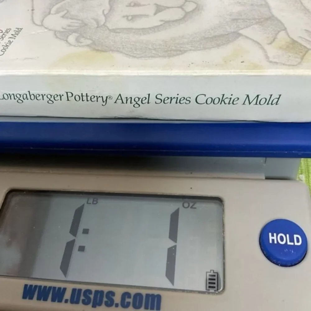 NEW Vintage 1993 Longaberger Pottery Angel Series Cookie Mold Peace 5